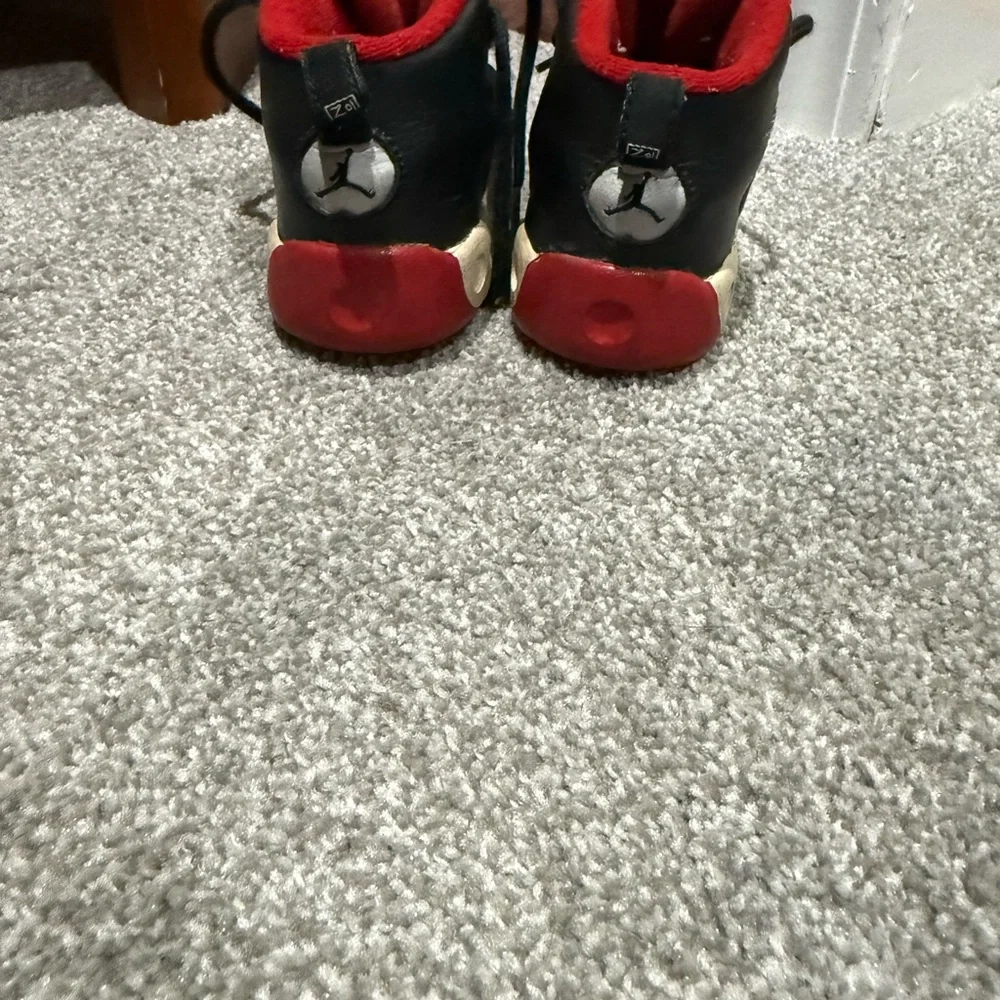 Kids Black and‎ Red Sneakers